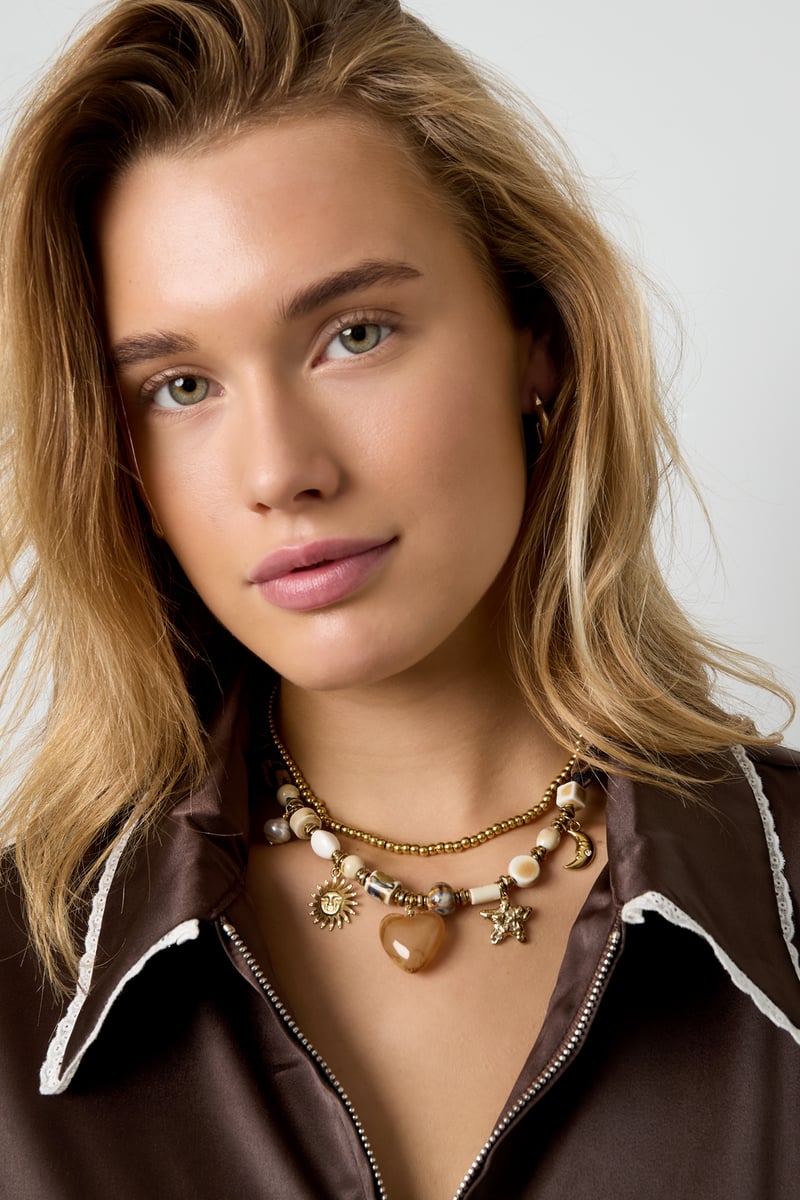 Kralenkettingen Hartzon Luipaardprint Stermaan Casual Dagelijks Eenvoudig Serie Damessieraden