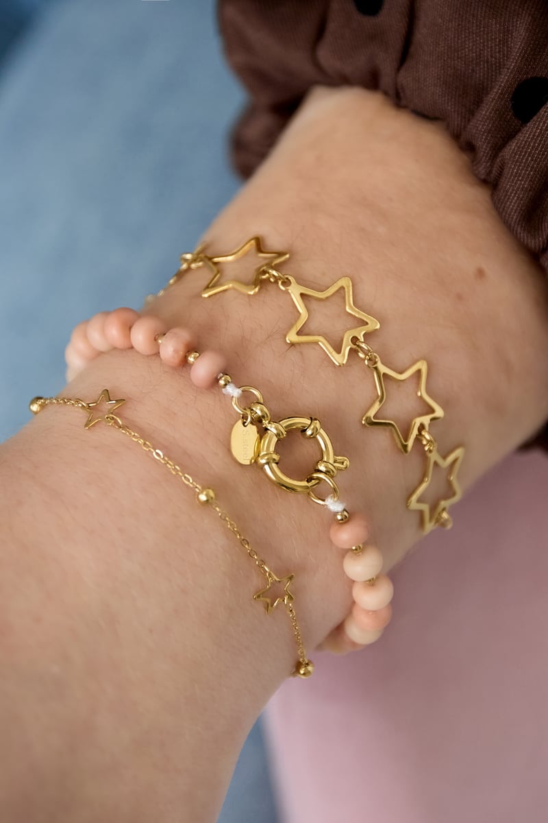 Stainless Steel Chain Bracelets Star Casual Daily Simple Series Women's jewelry