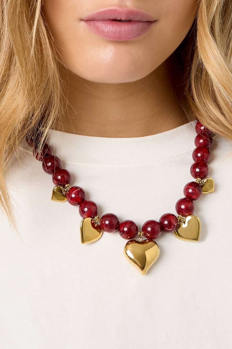 Acryl kralen kettingen Hart Casual Dagelijks Etnische serie Dames sieraden